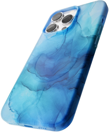 Чехол защитный VLP Splash case с MagSafe для iPhone 14 Pro Max синий, Цвет: Blue / Синий, изображение 2