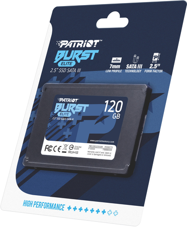SSD накопитель Patriot Burst Elite 120 ГБ (PBE120GS25SSDR), изображение 6