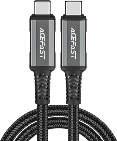 Кабель ACEFAST C1-09 USB-C to USB-C черно-серый