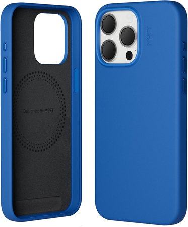 Чехол-накладка MOFT Snap Phone Case iPhone 15 Pro (Экокожа Movas) Сапфир, Цвет: Blue / Синий, изображение 6