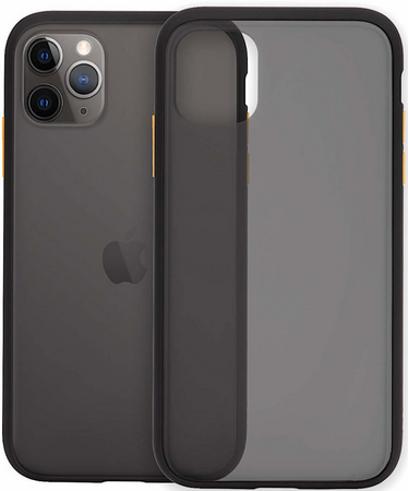 Чехол для iPhone 11 Pro Brosco Черно-Желтый, изображение 3