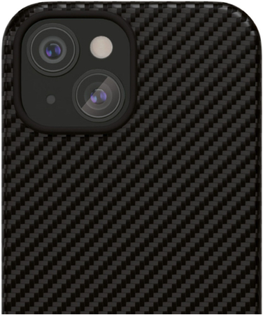 Чехол VLP Kevlar Case с MagSafe для iPhone 15 Plus черный, изображение 2