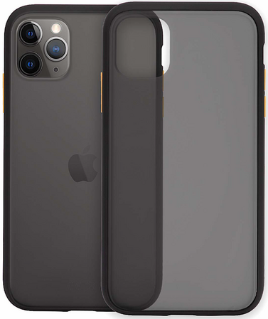Чехол для iPhone 11 Pro Max Brosco Черно-Желтый, изображение 3