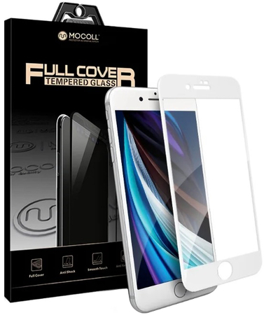Защитное стекло 2.5D для iPhone 7 Plus/8 Plus MOCOll Storm Белое