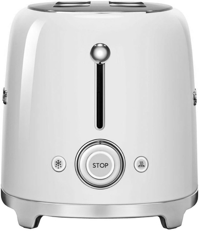 Тостер SMEG TSF02WHEU на 4 ломтика белый, Цвет: White / Белый, изображение 3