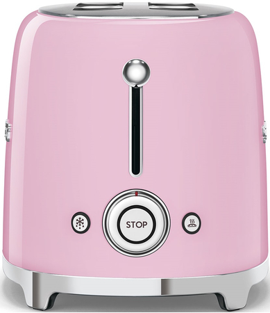 Тостер SMEG TSF01PKEU  на 2 ломтика розовый, Цвет: Pink / Розовый, изображение 3