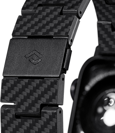 Ремешок Pitaka для Apple Watch 44/45mm Aramid Carbon Fiber, изображение 5