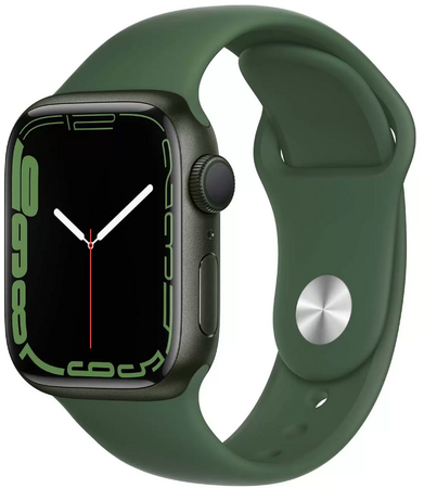 Apple Watch 7 GPS 41mm Green Alum./Clover Sport