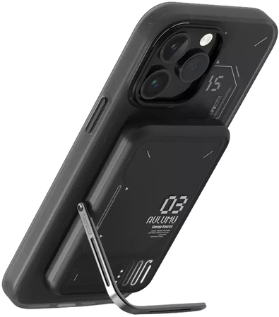 Внешний аккумулятор Aulumu M03 MagSafe Battery Pack Black 3500 mAh, Цвет: Black / Черный, изображение 4