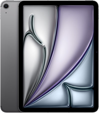 iPad Air 11" 2024 Wi-Fi + Cellular 128GB Space Gray, Объем встроенной памяти: 128 Гб, Цвет: Space Gray / Серый космос, Возможность подключения: Wi-Fi+Cellular