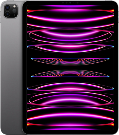Apple iPad Pro 11" 2022 WiFi 256GB Space Gray, Объем встроенной памяти: 256 Гб, Цвет: Space Gray / Серый космос, Возможность подключения: Wi-Fi