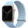 Ремешок для Apple Watch 42/41/40 mm Uniq Revix Premium Edition Leather/Silicone Arctic/Soft Blue