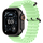 Apple Watch Ultra 3 GPS + Cellular, 49 мм, корпус из черного титана, ремешок Ocean зеленого цвета, Экран: 49, Цвет: Light Green / Светло-зеленый