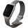 Ремешок для Apple Watch 42/41/40 mm Uniq Dante PRO Strap Mesh Steel Titanium Silver