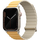 Ремешок для Apple Watch 49/46/45/44 mm Uniq Revix Premium Ed. Leather/Silicone Canary Yellow/Ivory