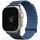 Ремешок для Apple Watch 49/46/45/44 mm Uniq Revix Premium Ed. Leather/Silicone Prussian/Mist Blue