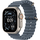 Apple Watch Ultra 3 GPS + Cellular, 49 мм, корпус из бежевого титана, ремешок Ocean синего цвета, Экран: 49, Цвет: Blue / Синий темный