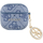 Чехол для Airpods 4 Guess PU leather 4G with Classic metal logo and Diamond charm Blue