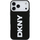 Чехол для iPhone 17 Pro Max CG Mobile DKNY PU Full Wrapped leather Verical logo Metal Cam Hard Black