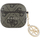 Чехол для Airpods 4 Guess PU leather 4G with Classic metal logo and Diamond charm Brown