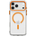 Чехол для iPhone 17 Pro Max / 18 Pro Max Spigen Ultra Hybrid Optik S MagSafe Clear/Orange