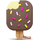Чехол для AirPods 3 Elago Unique Ice Cream Hang case Brown