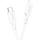 Кабель USB-C to lightning Borofone BX70 White