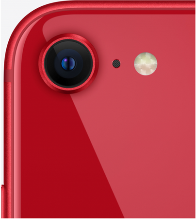 Apple iPhone SE 3 2022 256 Гб (PRODUCT)RED (красный), Объем встроенной памяти: 256 Гб, Цвет: Red / Красный, изображение 5