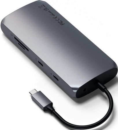 USB-хаб Satechi USB-C Multiport MX Adapter Space Gray, изображение 3