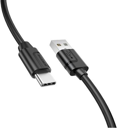 Кабель Borofone USB-A to USB-C BX55 Black, изображение 3