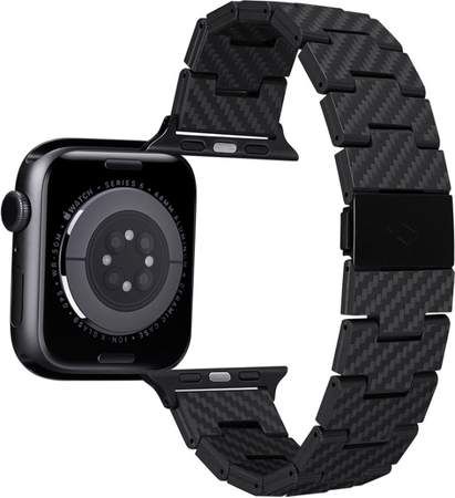 Ремешок Pitaka для Apple Watch 44/45mm Aramid Carbon Fiber, изображение 4