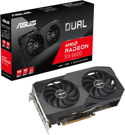 Видеокарта ASUS AMD Radeon RX 6600 Dual V2 (DUAL-RX6600-8G-V2), изображение 10