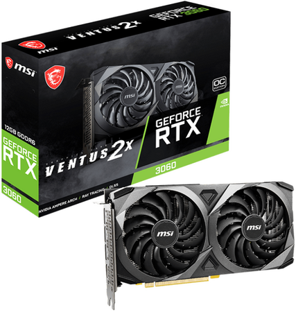 Видеокарта MSI GeForce RTX 3060 VENTUS 2X OC (RTX 3060 VENTUS 2X 12G OC), изображение 5