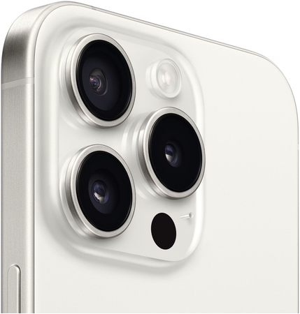 Apple iPhone 15 Pro 1 Тб White Titanium (титановый белый), Объем встроенной памяти: 1 Тб, Цвет: White Titanium, изображение 4