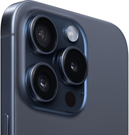 Apple iPhone 15 Pro 512 Гб Blue Titanium (титановый синий), Объем встроенной памяти: 512 Гб, Цвет: Blue Titanium, изображение 4