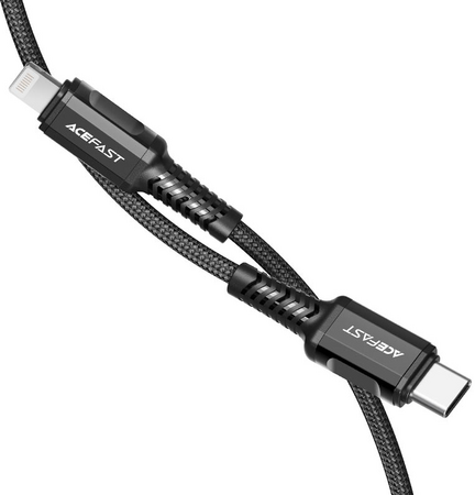 Кабель ACEFAST C1-01 USB-C to Lightning Black, изображение 3