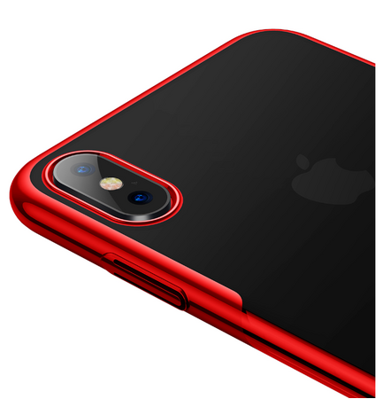 Чехол Baseus для iPhone XS Glitter Case Red, изображение 3