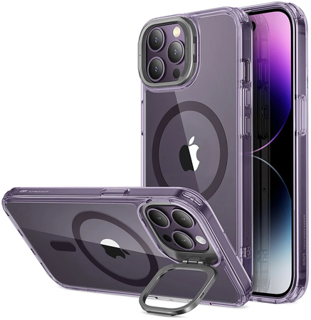 Защитный чехол Esr Kickstand Halolock Magsafe iPhone 14 Pro Max Clear/ Purple