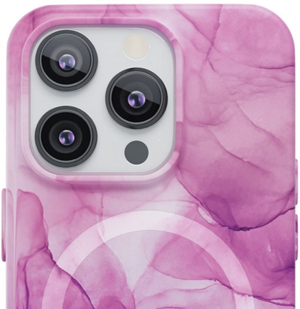 Чехол защитный VLP Splash case с MagSafe для iPhone 14 Pro Max розовый, Цвет: Pink / Розовый, изображение 5