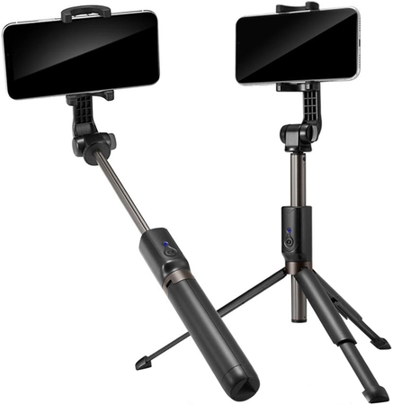 Монопод Spigen S540W Wireless Selfie Stick Tripod Black, изображение 6
