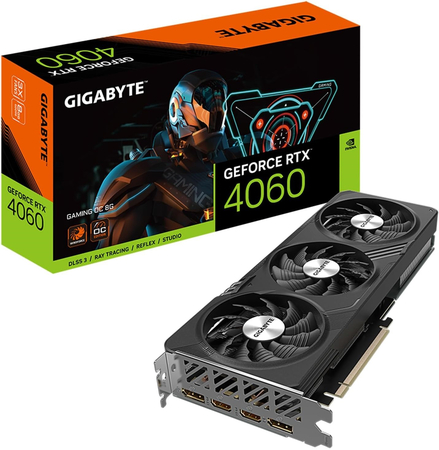 Видеокарта GIGABYTE GeForce RTX 4060 GAMING OC (GV-N4060GAMING OC-8GD), изображение 8