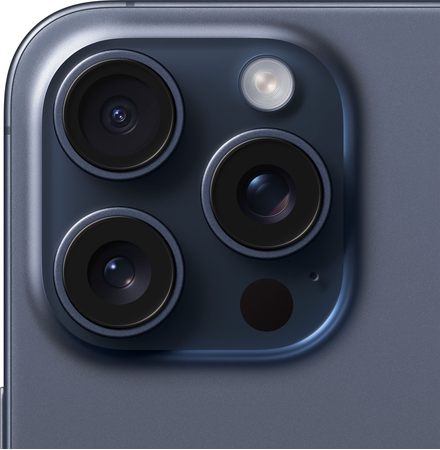 Apple iPhone 15 Pro Max 1 Тб Blue Titanium (титановый синий), Объем встроенной памяти: 1 Тб, Цвет: Blue Titanium, изображение 5
