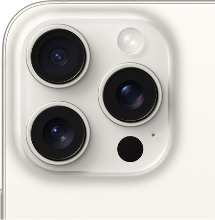 Apple iPhone 15 Pro Max 256 Гб White Titanium (титановый белый), Объем встроенной памяти: 256 Гб, Цвет: White Titanium, изображение 5