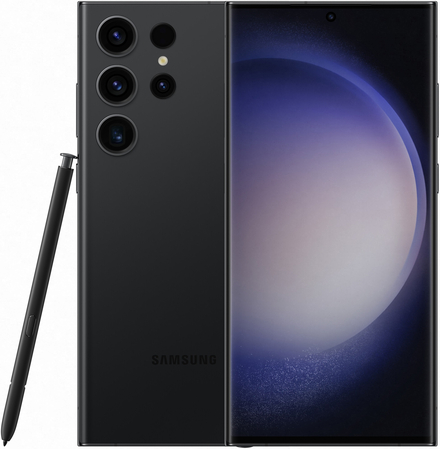 Samsung S23 Ultra 12/1ТБ Phantom Black, Объем оперативной памяти: 12 ГБ, Объем встроенной памяти: 1 Тб, Цвет: Black / Черный