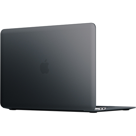 Чехол защитный uBear Grain Case для MacBook Pro 13 (2019, 2020) чёрный, Цвет: Black / Черный