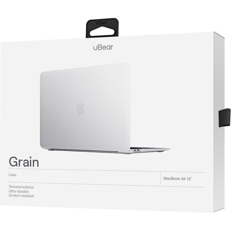Чехол защитный uBear Grain Case для MacBook Pro 13 (2019, 2020) белый, Цвет: White / Белый, изображение 2