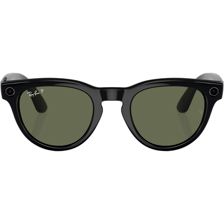 Смарт-очки Ray-Ban Meta Headliner Shiny Black Frame/Green Lenses (RW4009 601/9A 50-23)