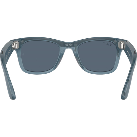 Смарт-очки Ray-Ban Meta Wayfarer Sunglases Matte Jeans Frame Dusty Blue Lenses (RW4006 67552V 50-22), изображение 4