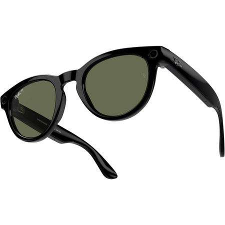 Смарт-очки Ray-Ban Meta Headliner Shiny Black Frame/Green Lenses (RW4009 601/9A 50-23), изображение 6