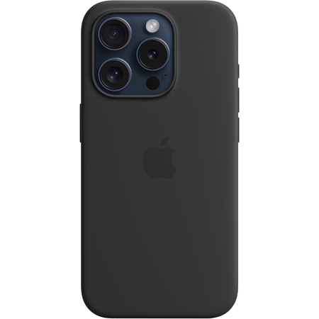 Чехол для iPhone 15 Pro Silicone Case Black, изображение 2
